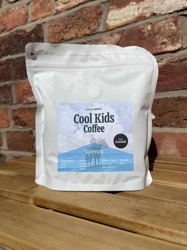 Cool Kids Coffee Cold Brew — 250g bag with Kenya Priory beans, coarse grind